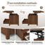 Table basse à plateau relevable avec tiroirs et compartiment de rangement intérieur caché-129574869