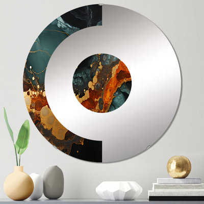 Fawna - Miroir mural demi-cercle