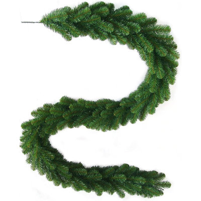 9-foot Artificial Green Northern Spruce Christmas Garlands (Set of 2)