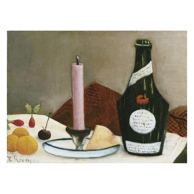 «The Pink Candle» par Henri Rousseau - Impression giclée, H 22 po x l 28 po