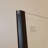 Single Swing Shower Door  - Aluminium Alloy In Matte Black, 1/4" (6Mm) Thick Clear Tempered Glass