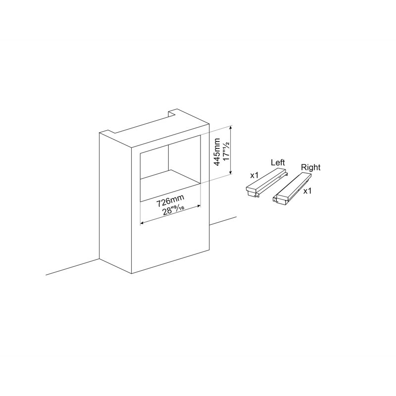 SMEG Ovem Trim Kit, Linea