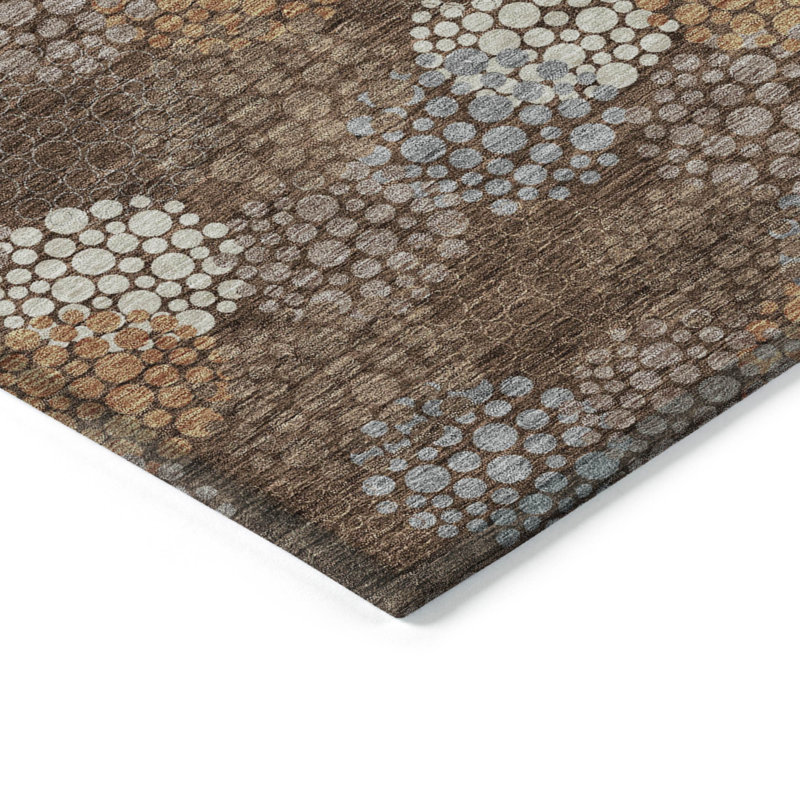 Tapis intérieur / extérieur Maliana, Rectangle 2 pi 6 po x 3 pi 10 po