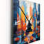 Yoga Cubisc Collae II - Horloge murale de yoga surdimensionnée-272248605