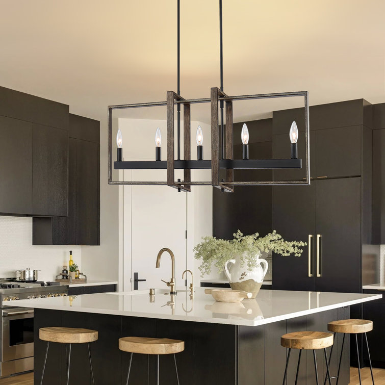 Airel 5 -Light Kitchen Island Linear Pendant Light