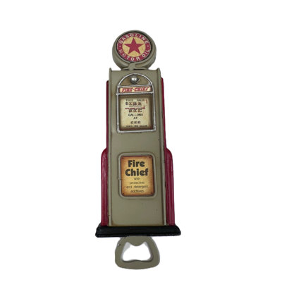 Gas Pump Fridge Magnet with Bottle Opener