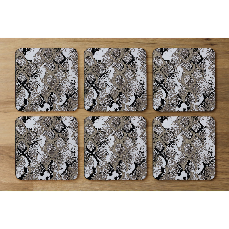 Grunge Pattern Coaster