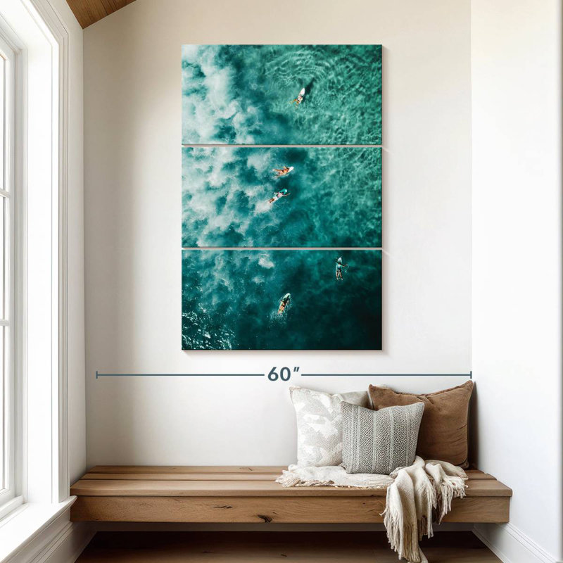 Senne Before A Wave, 50" H x 32" W