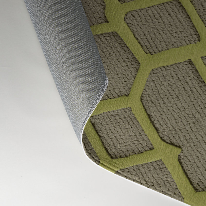 Tapis brun intérieur et extérieur Trellis, Rectangle 9 pi x 12 pi