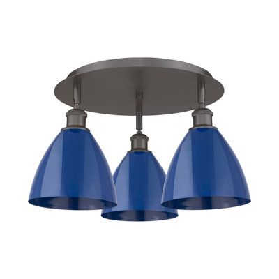 Plafonnier encastré 3 lumières 7,5 po Allare