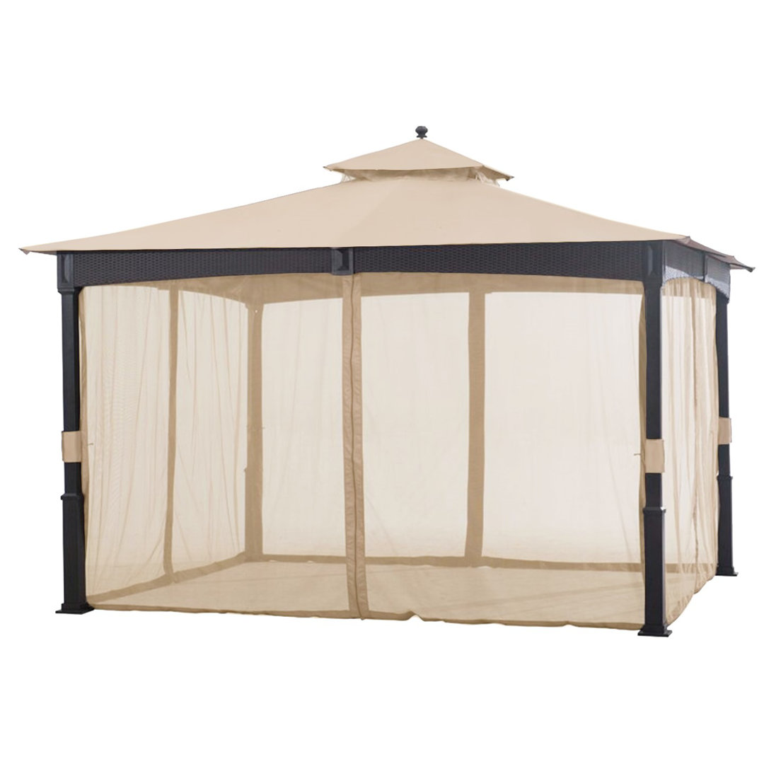 Garden Winds Beige Fabric Replacement Canopy for Gazebo Garden Winds