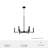 Hunter Sunjai 6 Light Chandelier Light Fixture-99469399-99469401