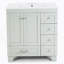 Meuble-lavabo de salle de bain avec lavabo et tiroirs à fermeture en douceur-917374080