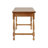 Wood Desk, Writing Desk With Drawer And Turned Legs