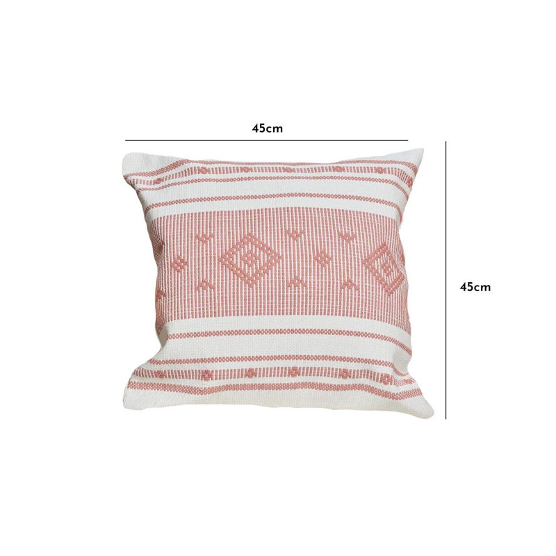 Goodwin Abstract Square Euro Pillow Cover, Pink
