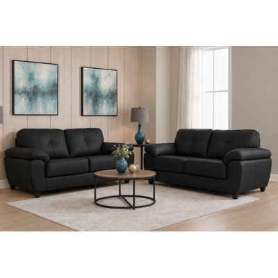 Capri 3+2 Sofa Set Faux leather