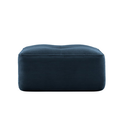 Corduroy Ottoman For Living Room – Footrest, Spare Seat & Decorative Accent