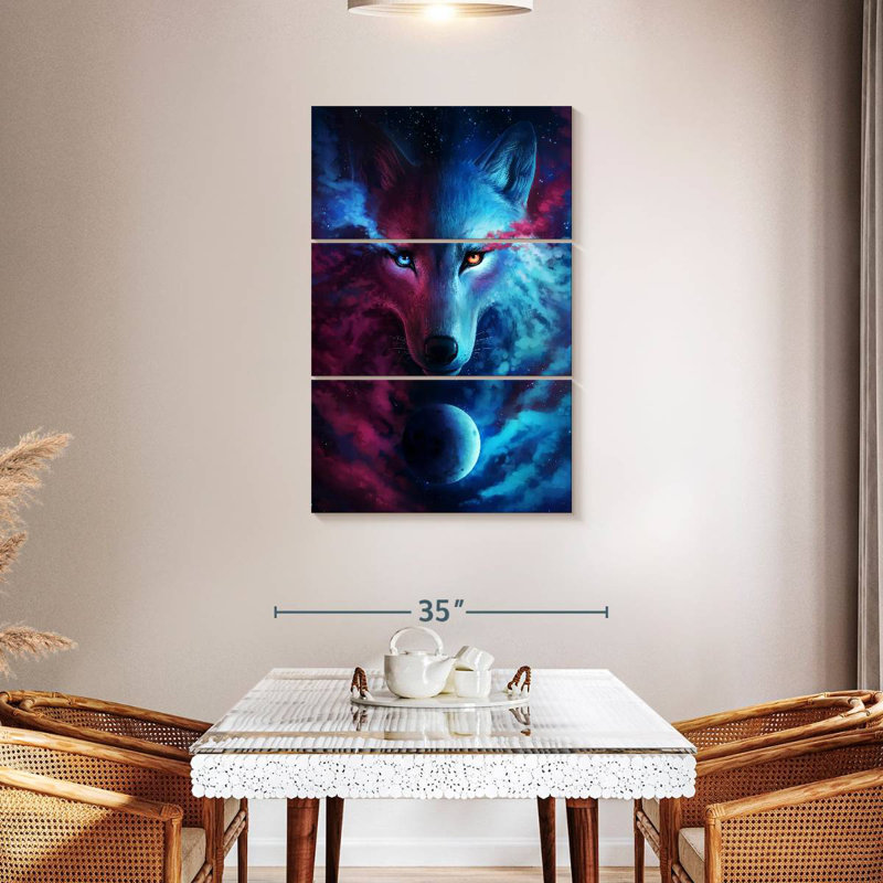 Brampt Where Light And Dark Meet, 45" H x 28" W