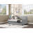 Upholstered and Tufted Daybed with Trundle, Designed as a Sofa Bed Features Buttons and Copper Nails on the Arms.-1946909793