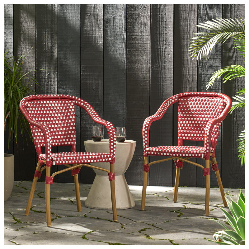 Chaise bistro, Rouge