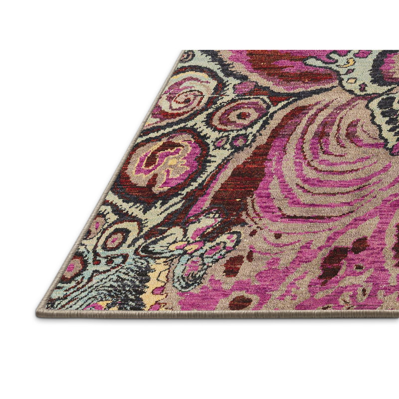 Crotzer Abstract Indoor Rug, Rectangle 8' x 10'
