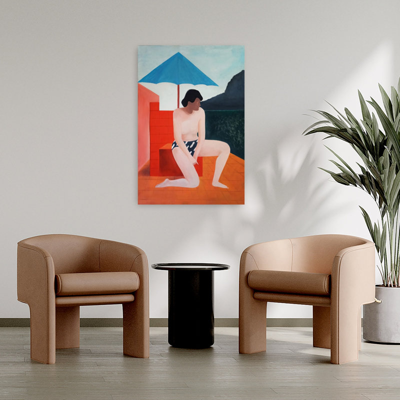 Art contemporain, art contemporain abstrait, H 36 po x l 24 po
