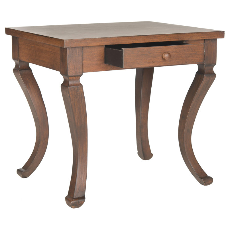 End Table with Storage, Brown