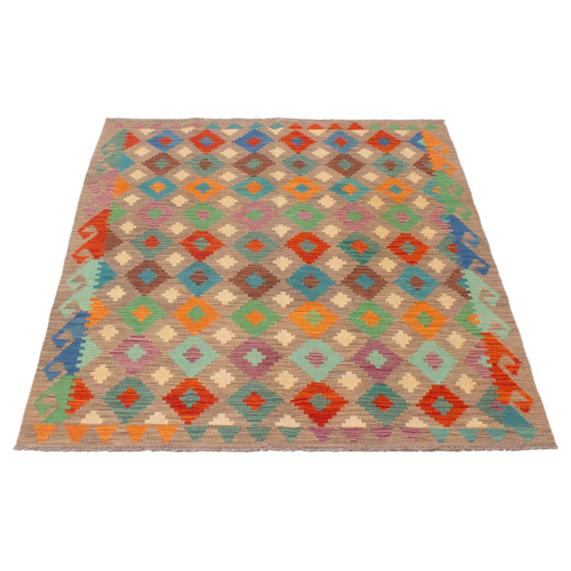 Tapis unique taupe 4 pi 11 po x 6 pi 6 po