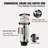 110-Cup Commercial Coffee Urn, Stainless Steel Fast Brew Coffee Dispenser And Hot Water Urn For Large Groups And Catering