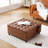 Leather Bench with Storage