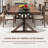 Dariusz 71" Farmhouse Dining Table, Kitchen Rectangular Large Rustic Dinner Table, Adjustable Leg For Dining Living Room-14021330-5412904
