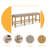 Leannah Polyester Upholstered Bench