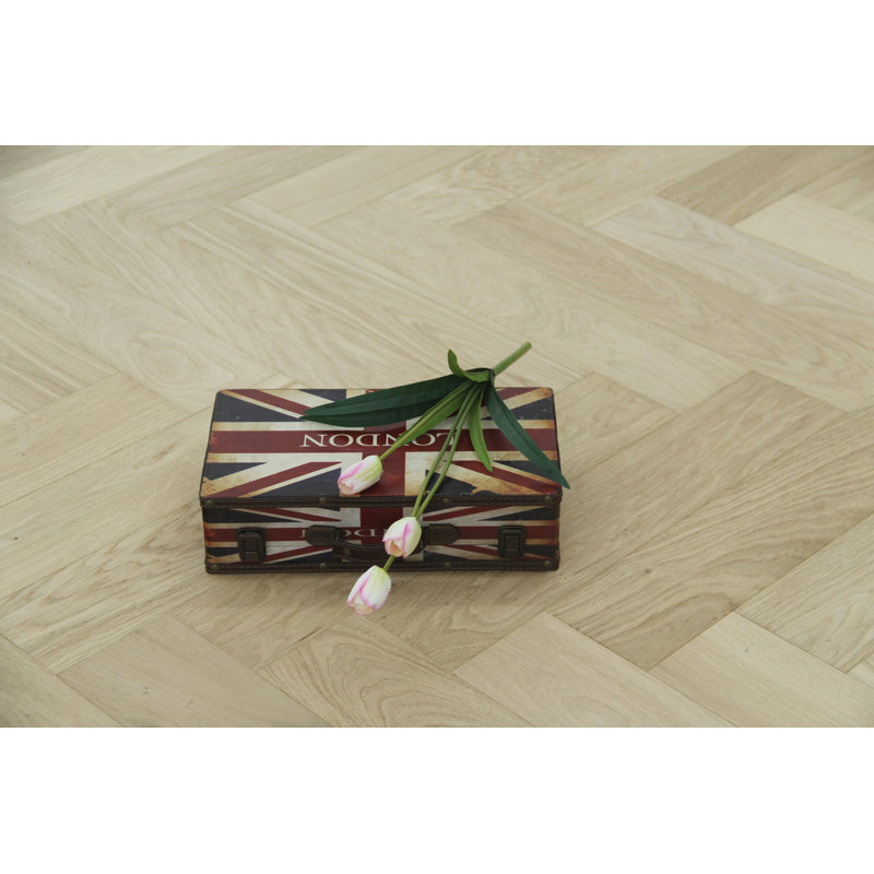 Oak 12.5cm W Hardwood Flooring, Natural Wood