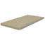 Classico Carrara 6" x 3" Glossy Ceramic Bullnose Tile Trim in White/Gray