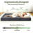 Tri-Folding Memory Foam Mattress – Medium Firm, Cooling Ice Silk With Graphene, Removable Washable Cover, Portable Travel Sleep Pad With Storage Bag & Handles, Dark Gray-731810380