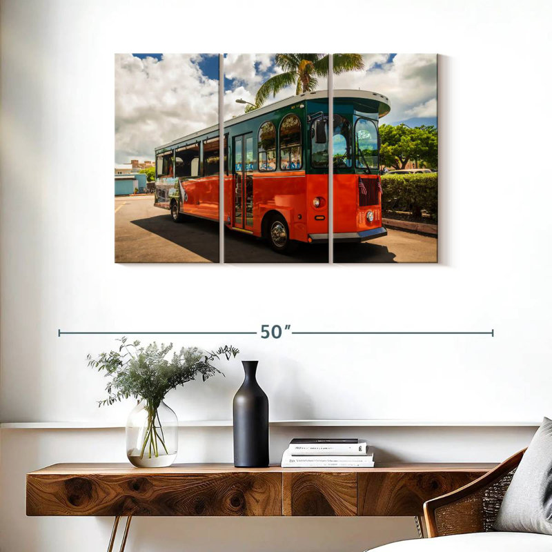 Key West Trriot Bus, H 24 po x l 38 po