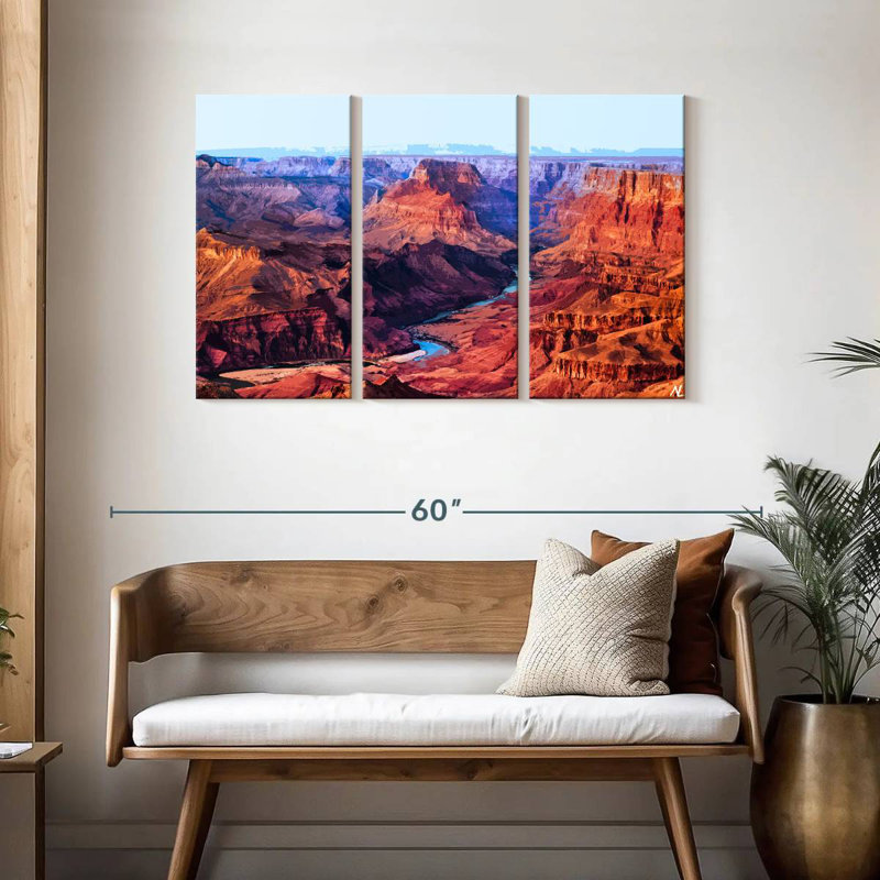 Illustration du Grand Canyon d'Alvord II, H 28 po x l 45 po