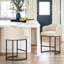 Tabouret de comptoir rembourré Alyce-1520518926