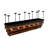 6 - Light Dimmable Square / Rectangle Chandelier