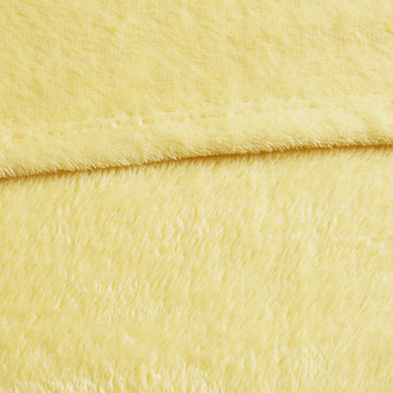 Couverture surdimensionnée en peluche , Très grand, Jaune