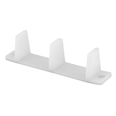 Serrure de fenêtre en aluminium anti-effraction Prime-Line, pour rail 1/4 po, blanc