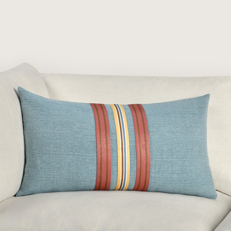 Breton Lumbar Pillow Cover & Insert