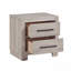 Table de chevet à deux tiroirs, meuble en bois 1 pièce, table de chevet-1424394896