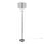 Lampe sur pied avec abat-jour tambour en métal et cristal 1 pièce