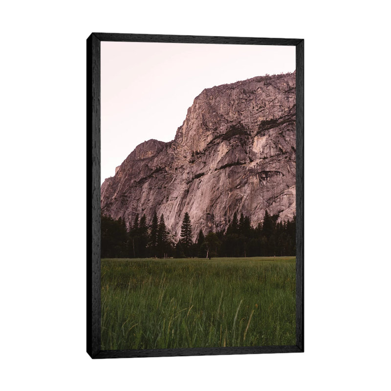 Yosemite Valley by Bethany Young - Print on Canvas, 152.4cm H x 101.6cm W x 3.81cm D, Black Framed