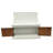 Hall Tree 37.5'' Wide with Bench and Shoe Storage-1903050633