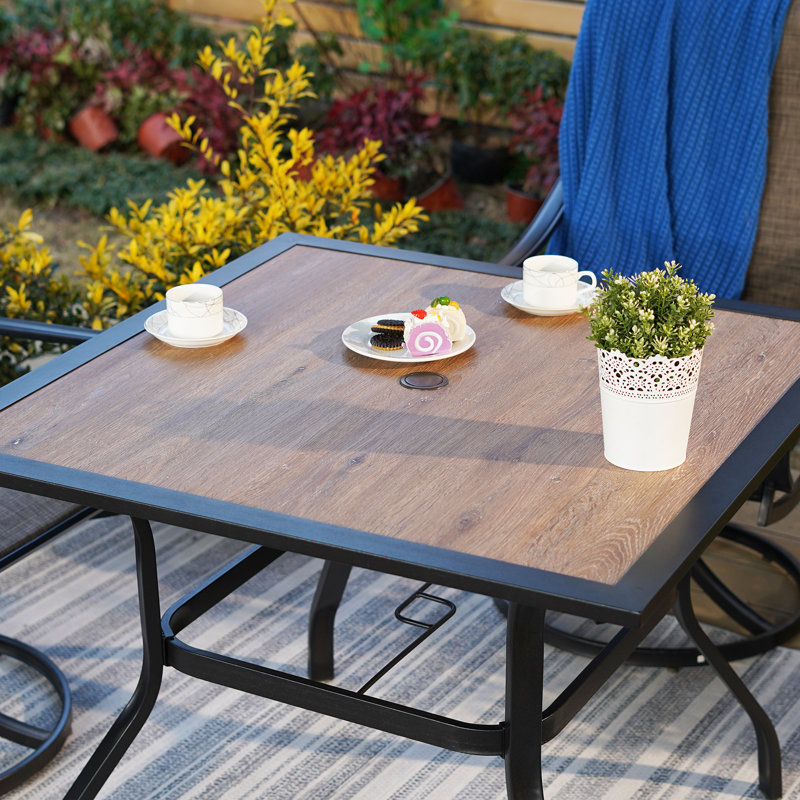 4 - Person Patio Dining Set Table,, Tan