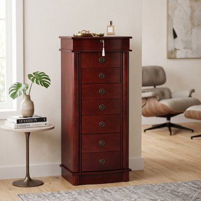 Armoire à bijoux avec miroir Argueta