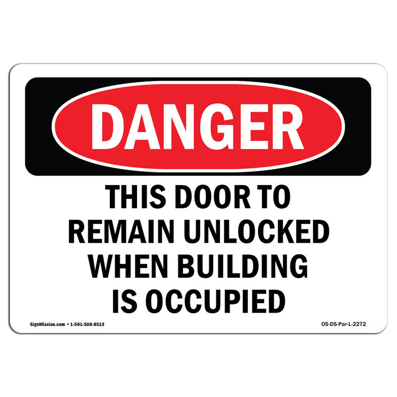 Cette porte restera déverrouillée en construisant une affiche en aluminium 12 x 18, H 18 po x l 24 po x P 0,1 po