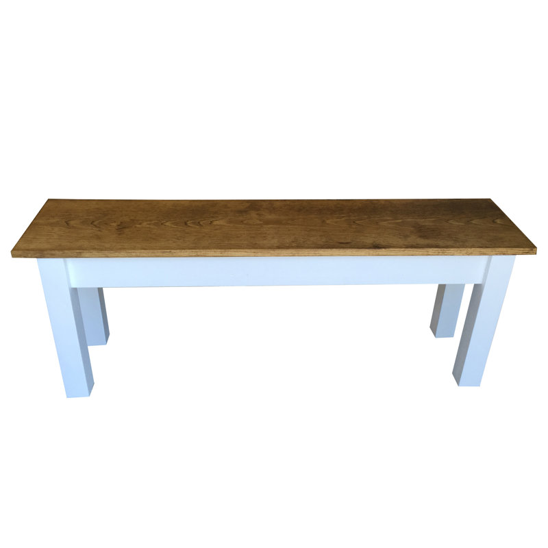 Banc en bois Robbinsdale, H 17 po x l 48 po x P 12 po